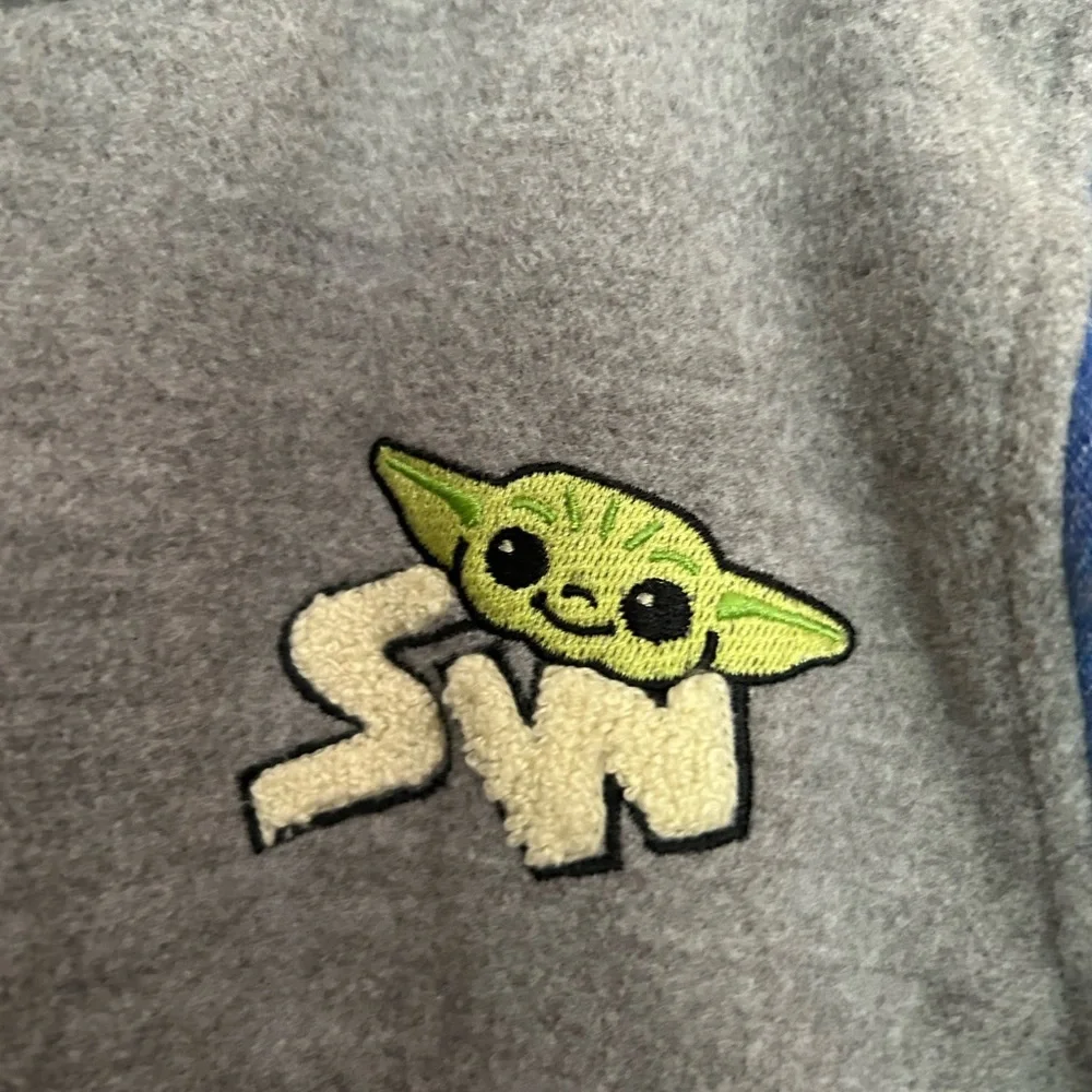 Star Wars “The Force” Baby Yoda Grogu Letterman‎ Style Jacket-Toddler Small
